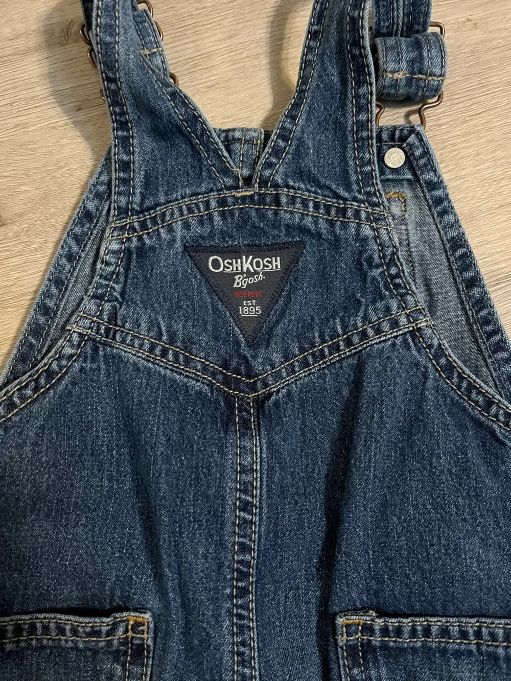 OshKosh B'gosh Kids Relaxed Denim Overalls - Indigo Blue